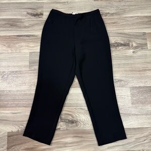 Emmelle Women's Made in USA Designer Black Pants in Black Size Small